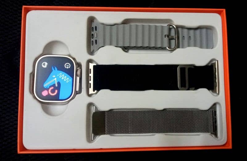 S9 Ultra Smart Watch , With 3 straps 0