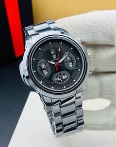 stainless steel stylish watch 0