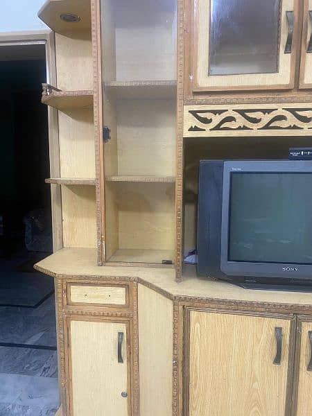 Tv wall unit with Tv 2