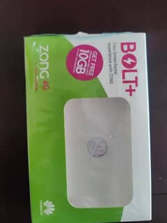 Zong 4G With Box Available