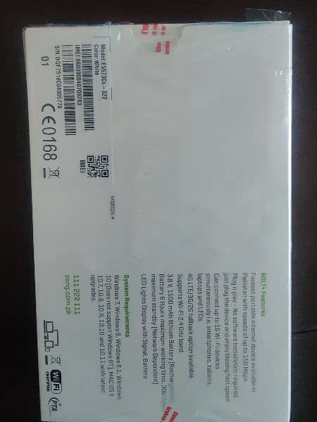 Zong 4G With Box Available 1