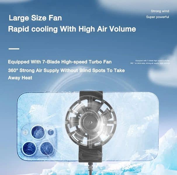 Professional Gaming Cooling Fan For Mobile 6