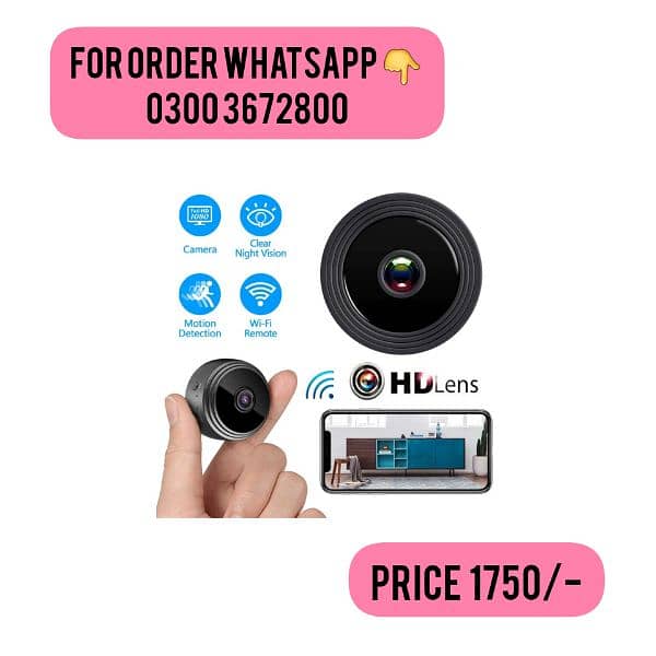 IR Mini Wifi Security Camera V380 App 1080p Hd 2