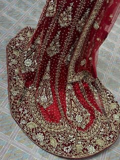 bridal lehenga with back tail indian lehenga handmade like a new 0