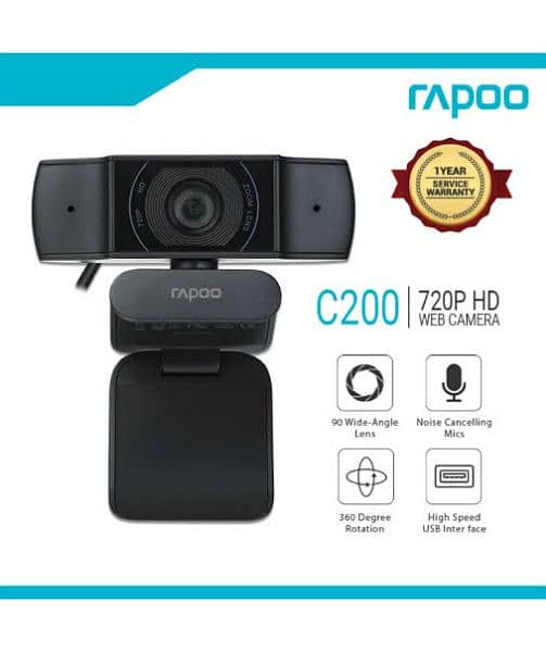 Rapoo C200 Streaming Webcam 2