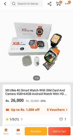big offer x8 ultra smart watch