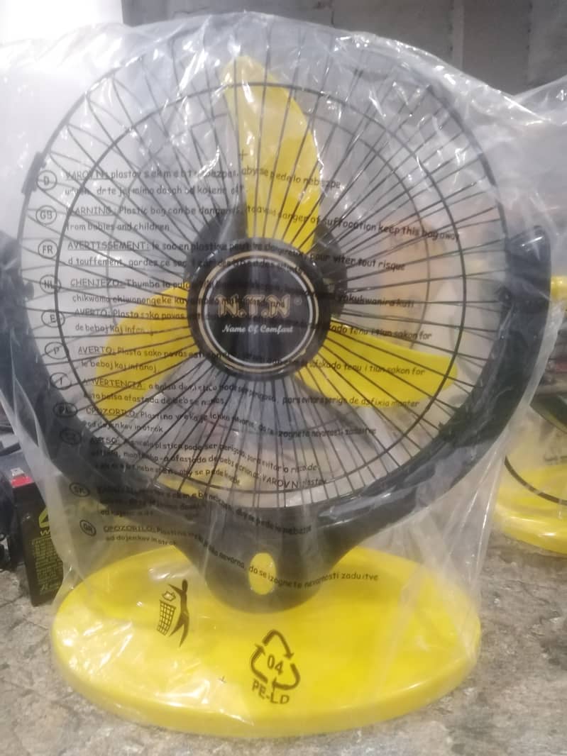 New Table Fan 12volt with 100% copper motor in best price(03024091975) 1