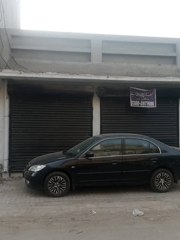 SEMI COMMERCIAL SHOP FOR RENT VERY PRIME LOCATION AT MAIN KASHMIR ROAD TOWNSHIP LAHORE 2