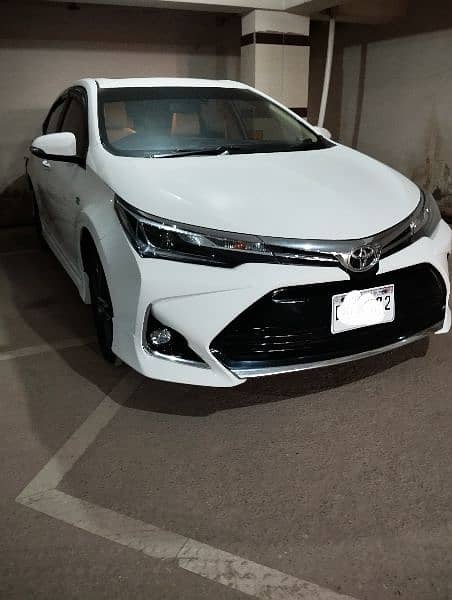 Toyota Corolla Altis Grande Model 2021 White Low Mileage 6