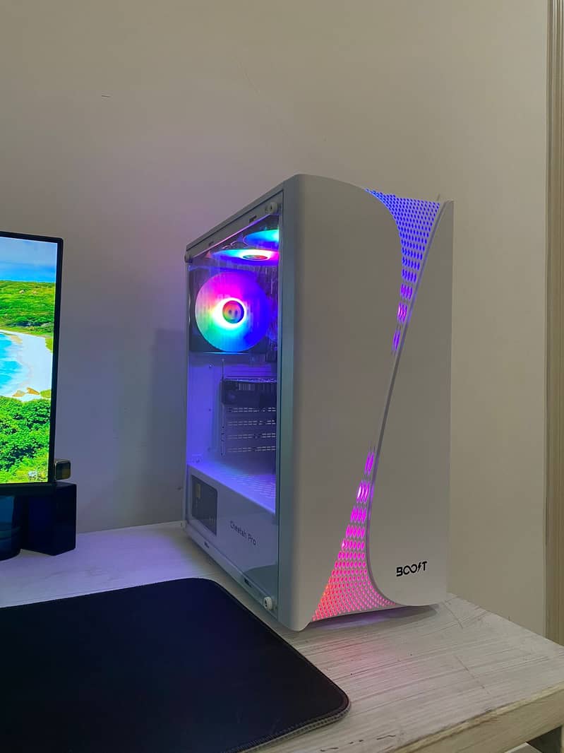 all white gaming pc runs stable 240fps 0