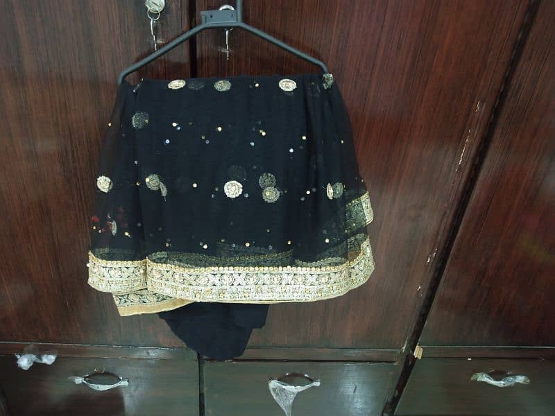 fancy black saree black lover petty coat blows belt 0