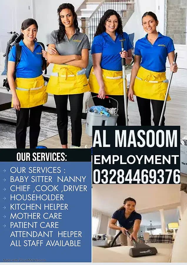 Provide Maid , Driver, Helper, Couples, Patient Care, Cook Available 0