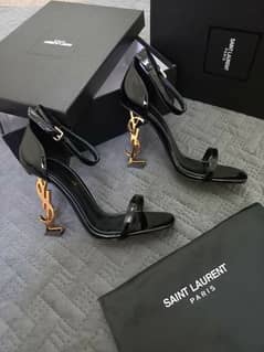 Louis Vuitton designer shoes ,gold heels