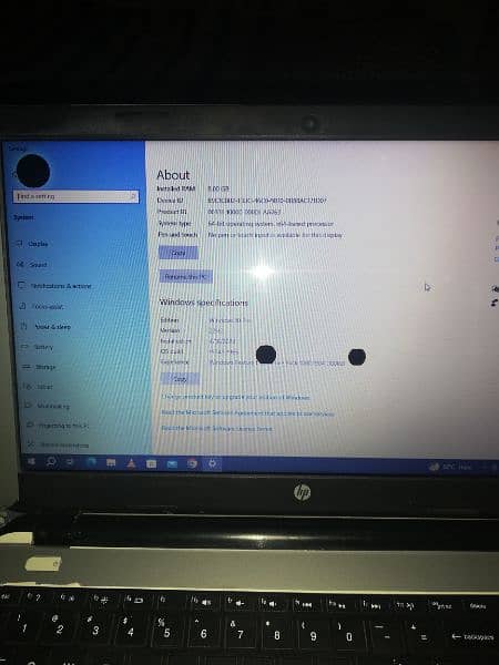 I am selling my HP laptop Core i5 5th generation 7