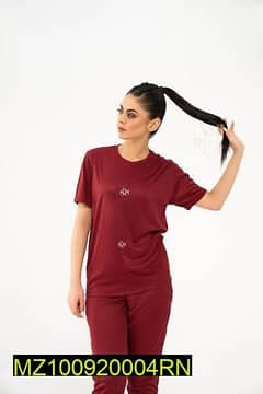 1 PC Women 's stitched plain tracksuit with free delivery