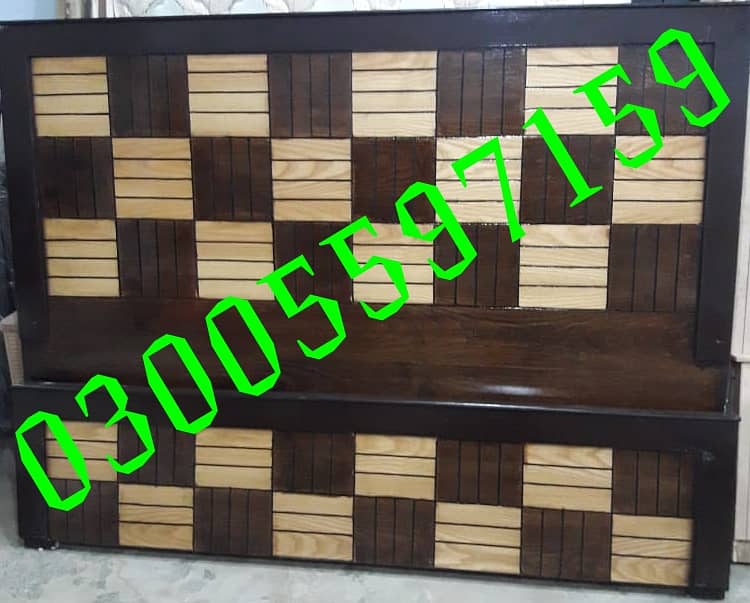 single bed double wood desgn furniture hostel chair sofa almari set 14