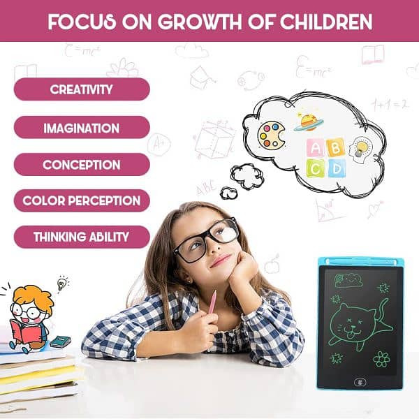 8.5 Inch Writing Pad Lcd Tablet For Kids (random Color) 2