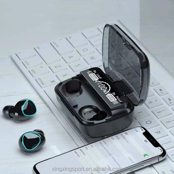 M10 Wireless Bluetooth Earbuds & Headphones Bluetooth Earphones | Blue 3