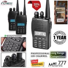 Motorola MT777 Two way radio walkie talkie handheld UHF-VHF Supported