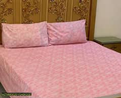 3Pcs  Cotton printed King Size Double bed sheets with free delivery