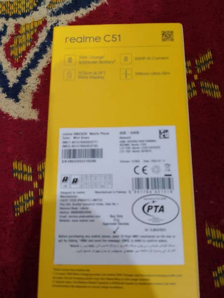 Realmi c51 storage 64/ ram 4  With Box charger this is good Quality 2