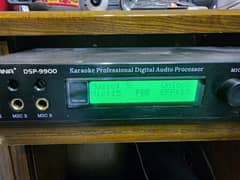 Karaoke Audio interface with sound effects