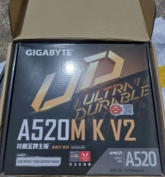 New GIGABYTE A520M K V2 AMD Ryzen 5000

Series AM4 Motherboard 2