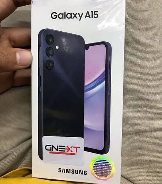 New Samsung Galaxy A15 8/256 Box pack with Discount Price 1