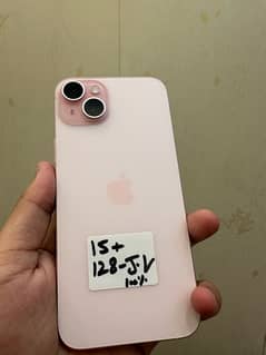Iphone 15 Plus + 128GB JV JUST BOX OPEN  PINK COLOUR 0