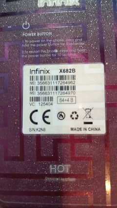 infinix hot 10 mobile used and condition 10 by10 0