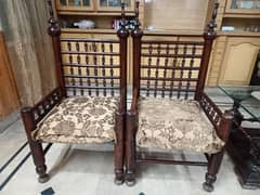 Chinot wood pair of 2 chairs 0