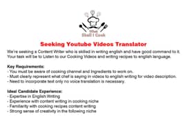 Seeking Youtube Videos Translator
