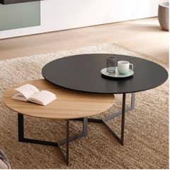 Coffee Table Set of Two Nested/Modren Cofee Table/Center Table