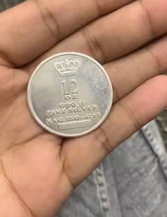 Silver coin for sale 1/2 ounce