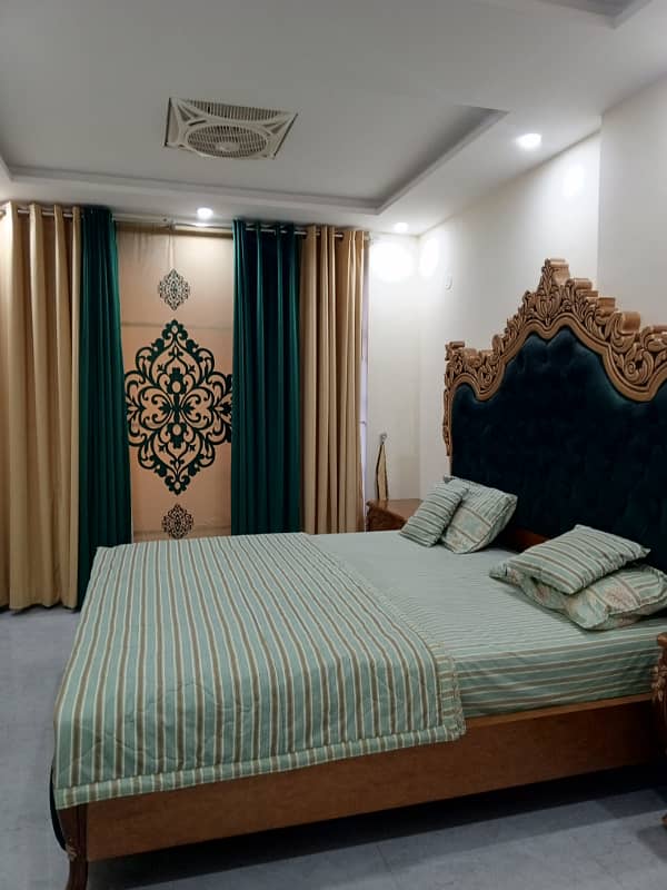 One Bed farnish apartment available for rent sector D Bahria town Lahore 1