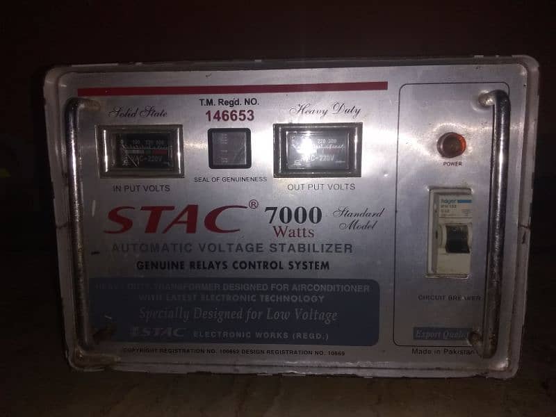 Stac Stabilizer 7000 watt 1