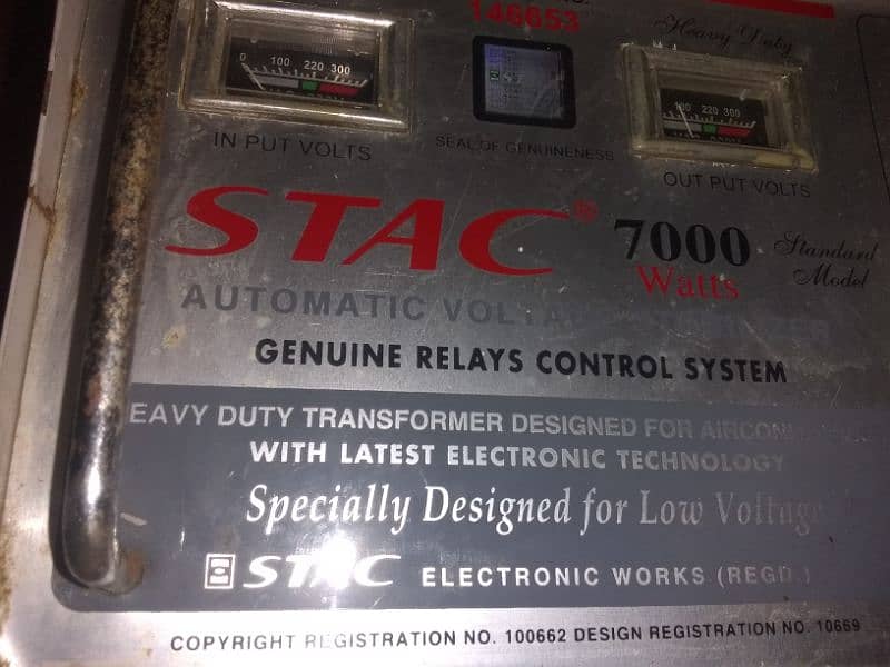 Stac Stabilizer 7000 watt 2