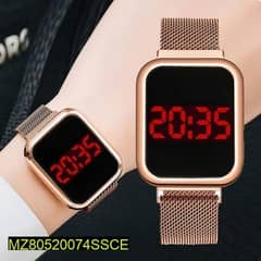 LED Magnet Watch! this Watch For Male & Female! 0