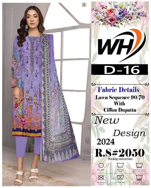 new ladiees unstitched lawn soot 2