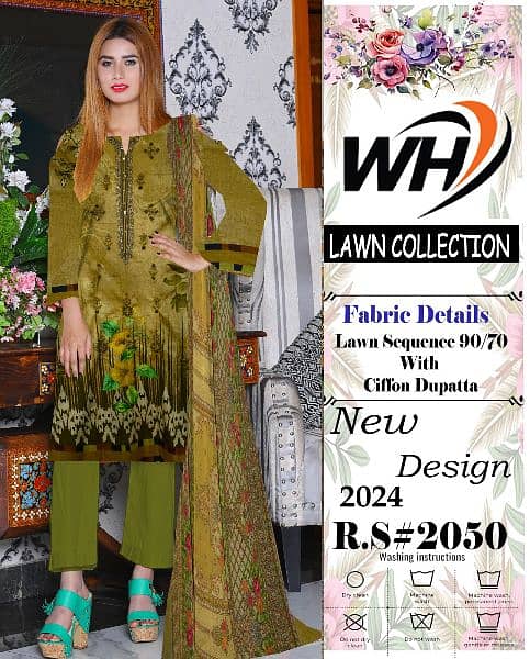 new ladiees unstitched lawn soot 5