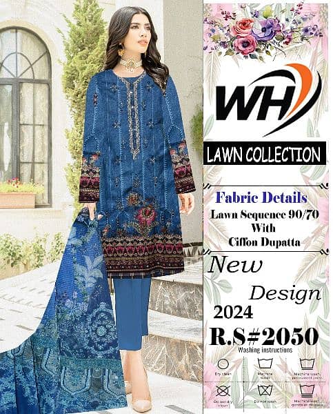 new ladiees unstitched lawn soot 7