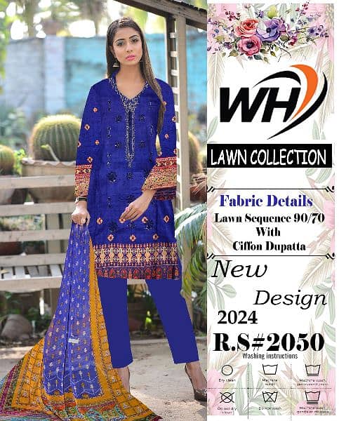 new ladiees unstitched lawn soot 8