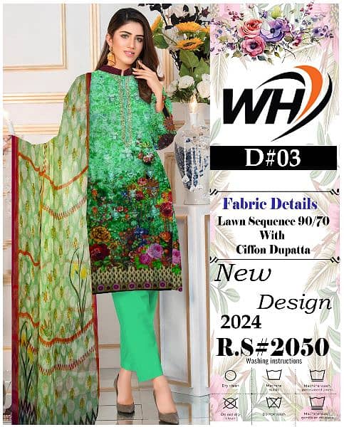 new ladiees unstitched lawn soot 9