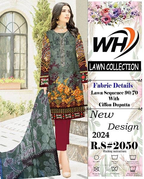 new ladiees unstitched lawn soot 11