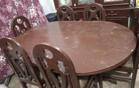 dinning table+6 chairs