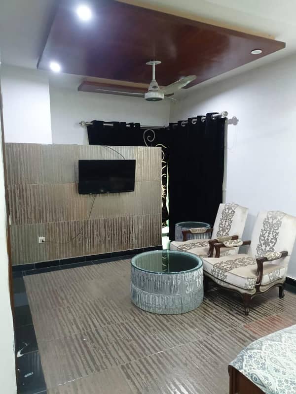 1 kanal Fully Furnished Upper Portion Available For Rent in K Block Model Town Lahore 13