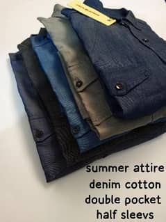 Double pocket casual shirts for mens