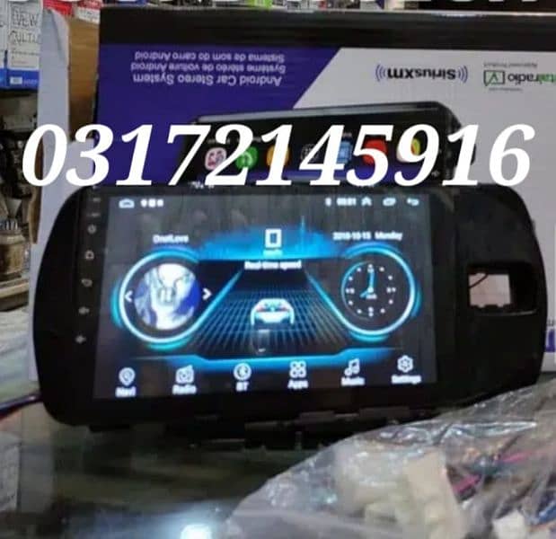 TOYOTA VITZ PASSO 2015 2017 2019 2018 2020 2022 ANDROID PANEL LCD LED 1
