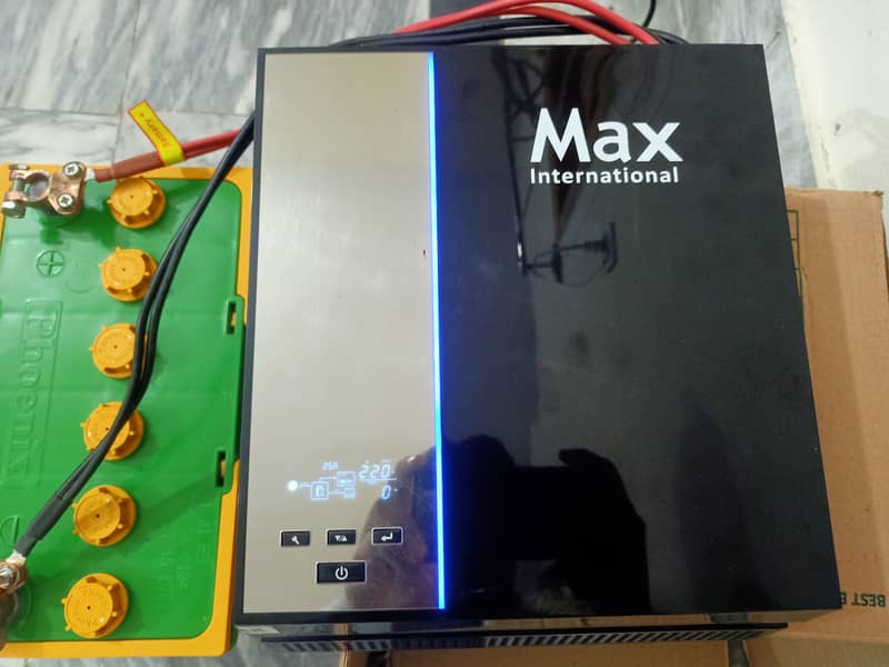 Max International UPS/inverter With Phoenix new battery for sale. 11