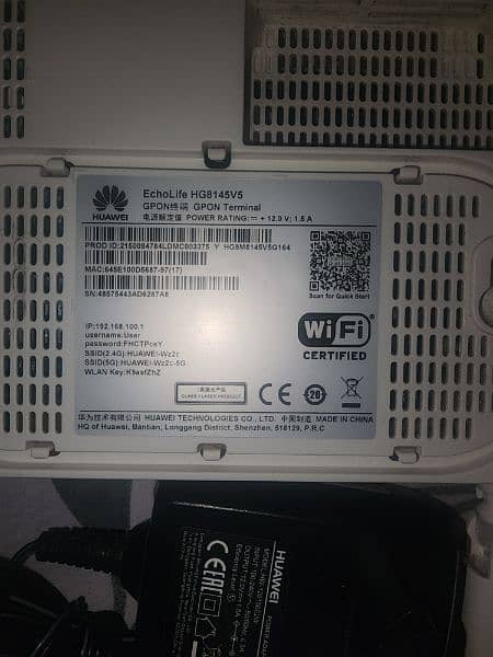 Huawei 8145v5 Dual Band Fiber E PON G PON wifi 2ghz 5ghz Fiber Router. 2